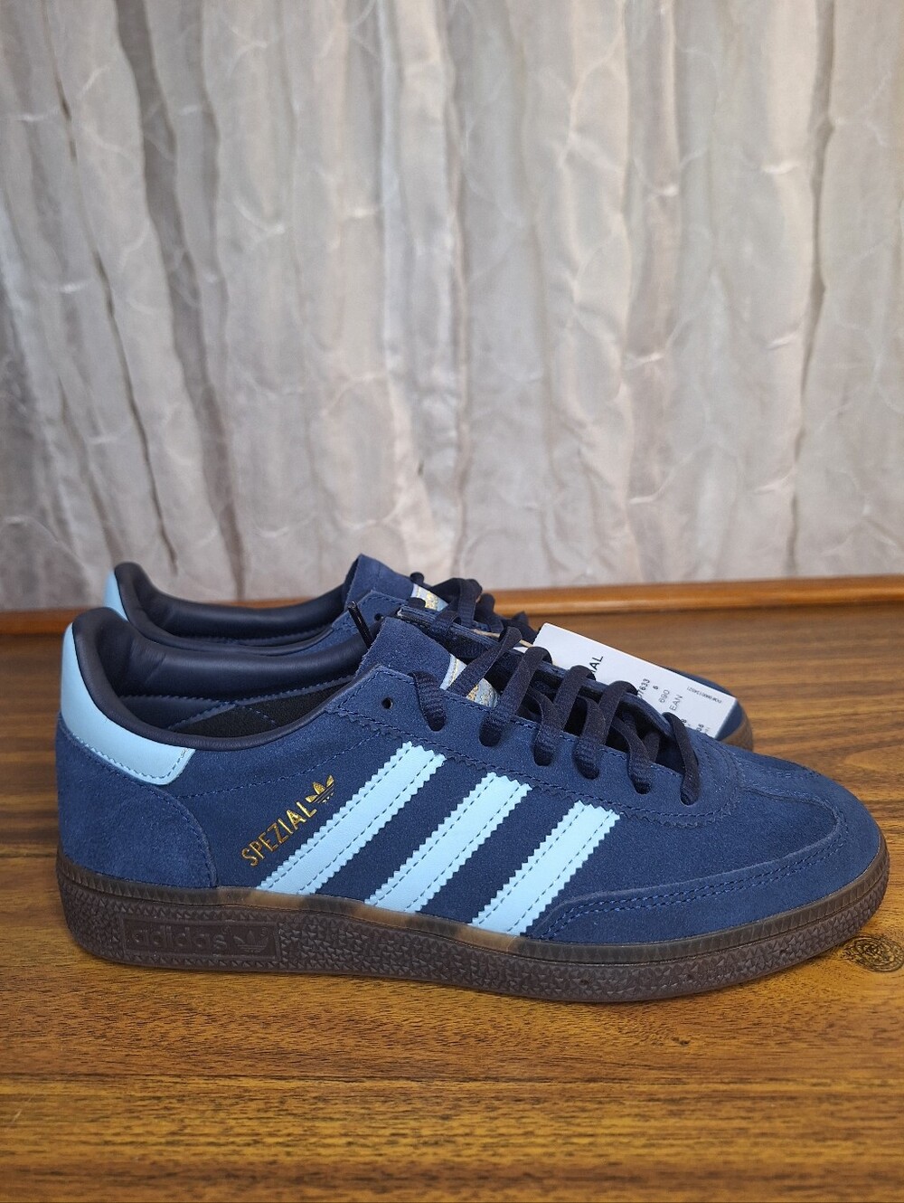Adidas Handball Spezial Collegiate Navy Light Blue Women's 7 5.5 Youth  Mens 5.5 - Picture 7 of 11